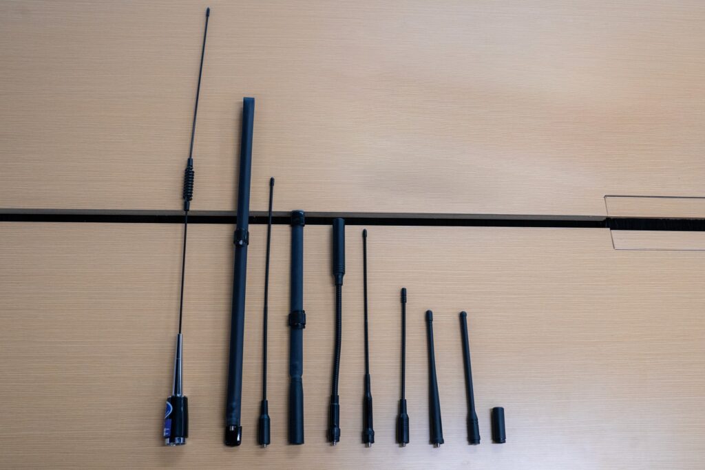 GMRS antenna mounted outdoors