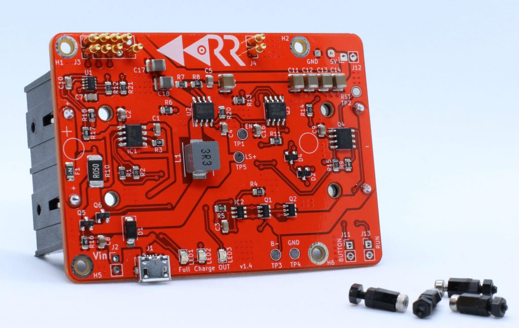 Red Reactor battery board for Raspberry Pi